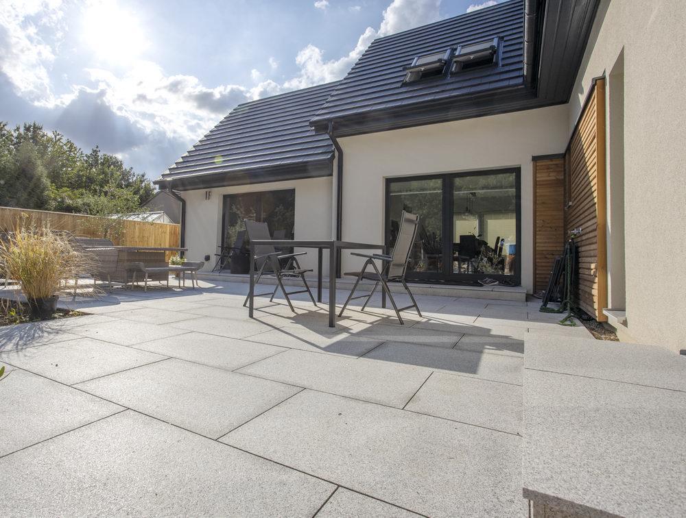ice granite paving patio