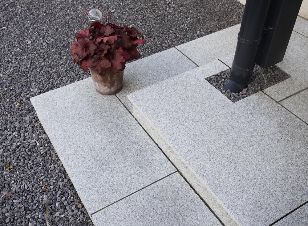 glacier granite paving
