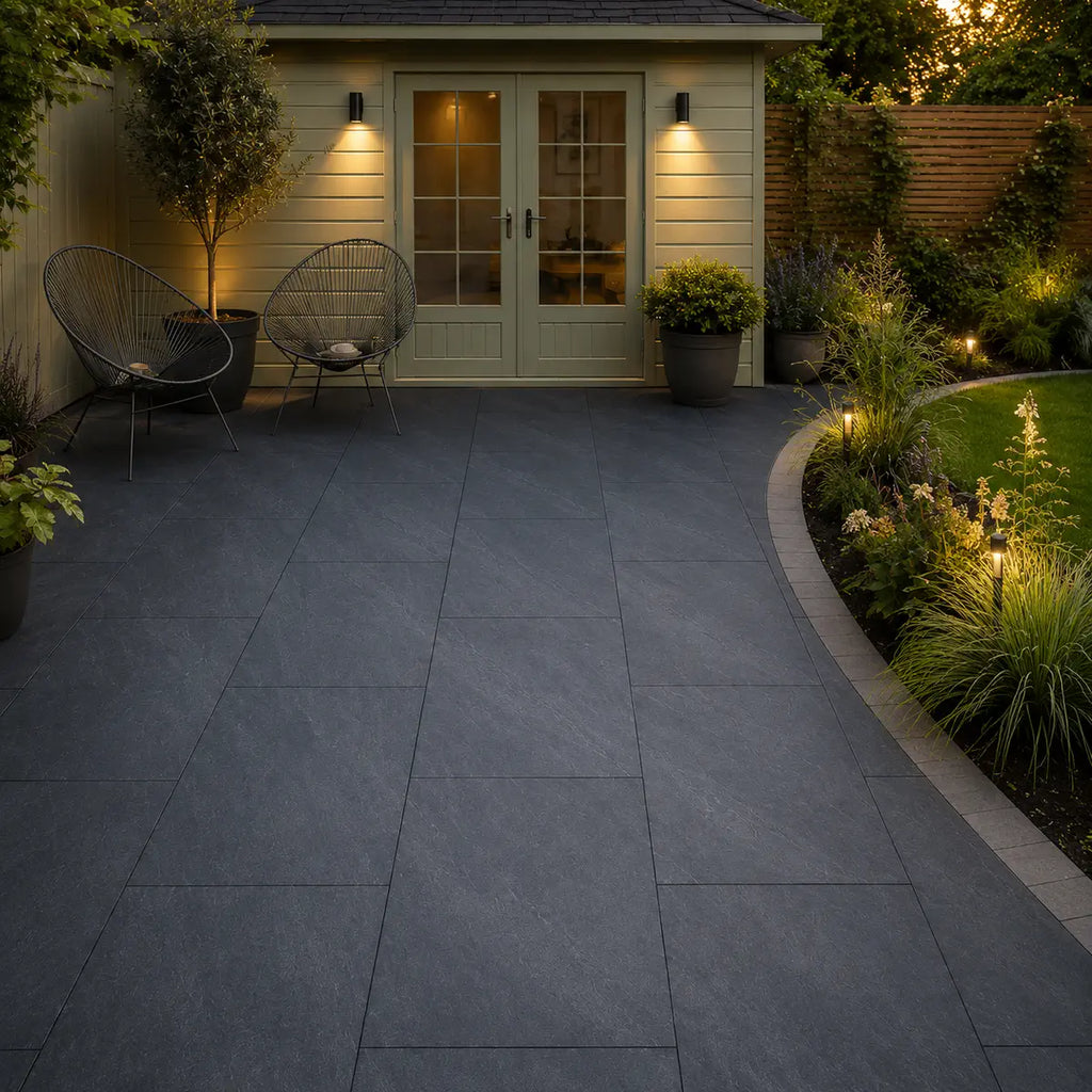 County Anthracite Porcelain Paving Slabs