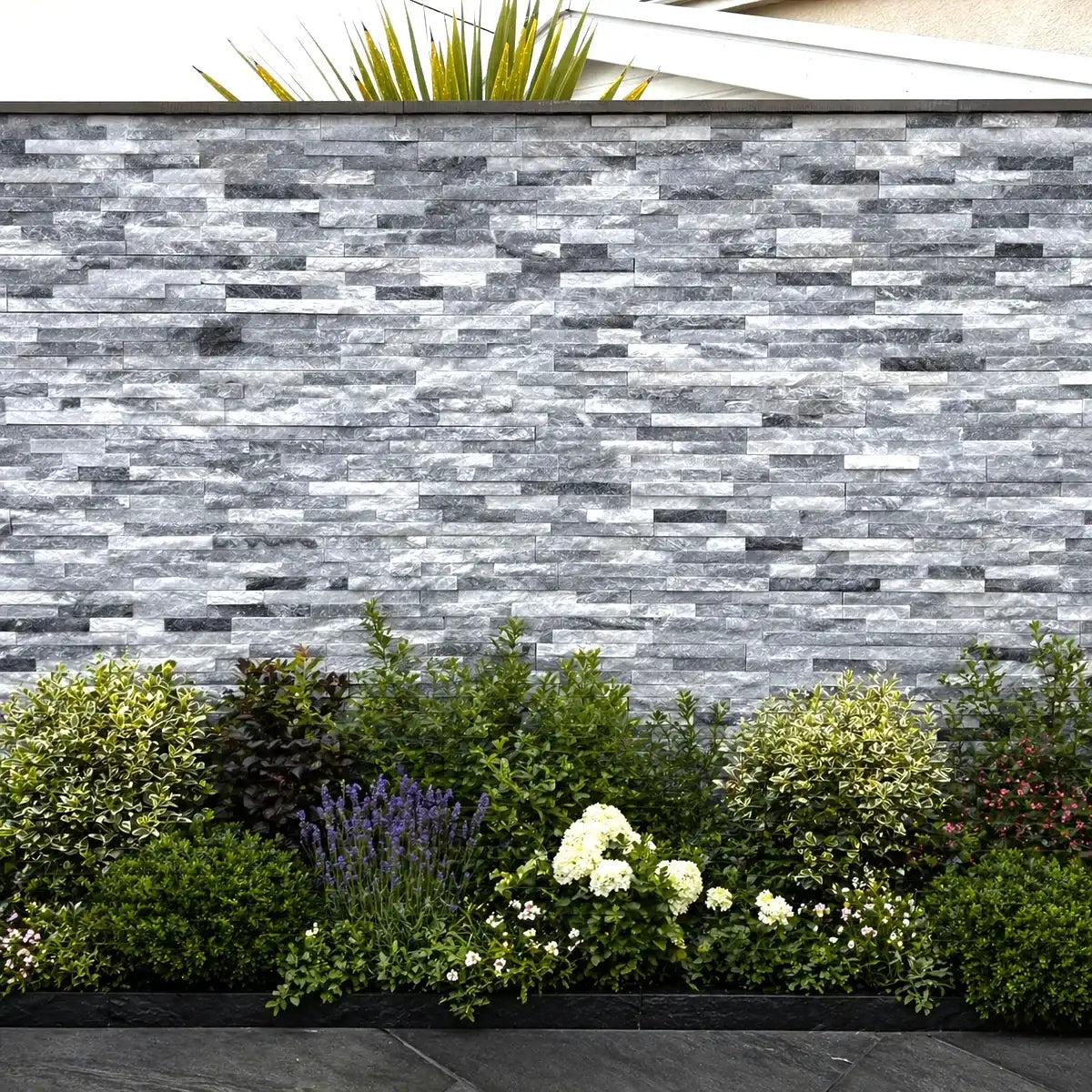 Ice Grey Split Face Tiles