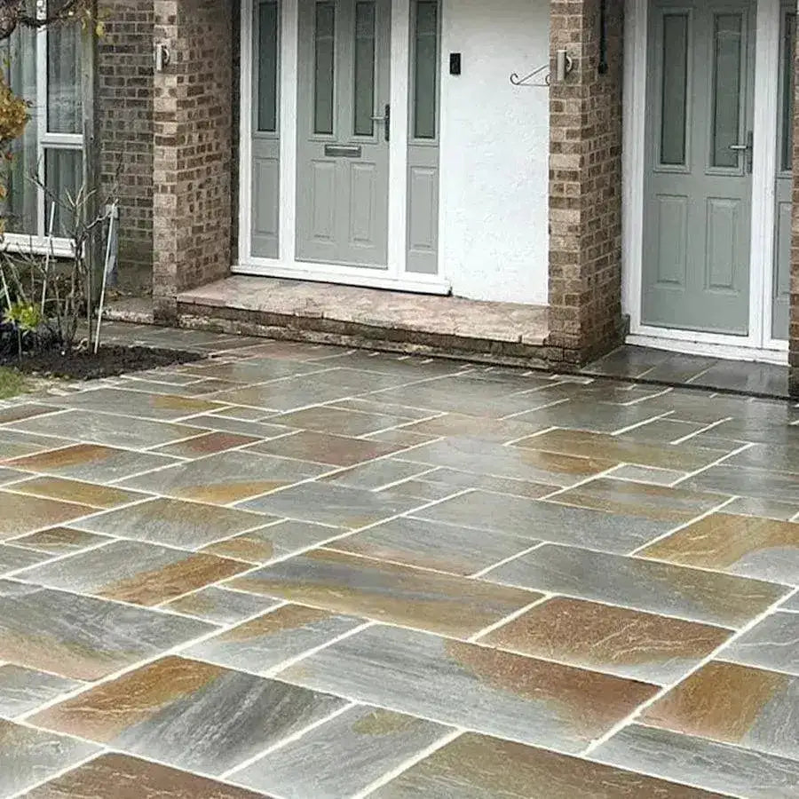 Indian York sandstone paving slabs