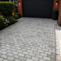 Kandla grey Indian sandstone cobbles 200 x 100 x 50