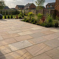 Raj green Indian sandstone paving 900 x 600