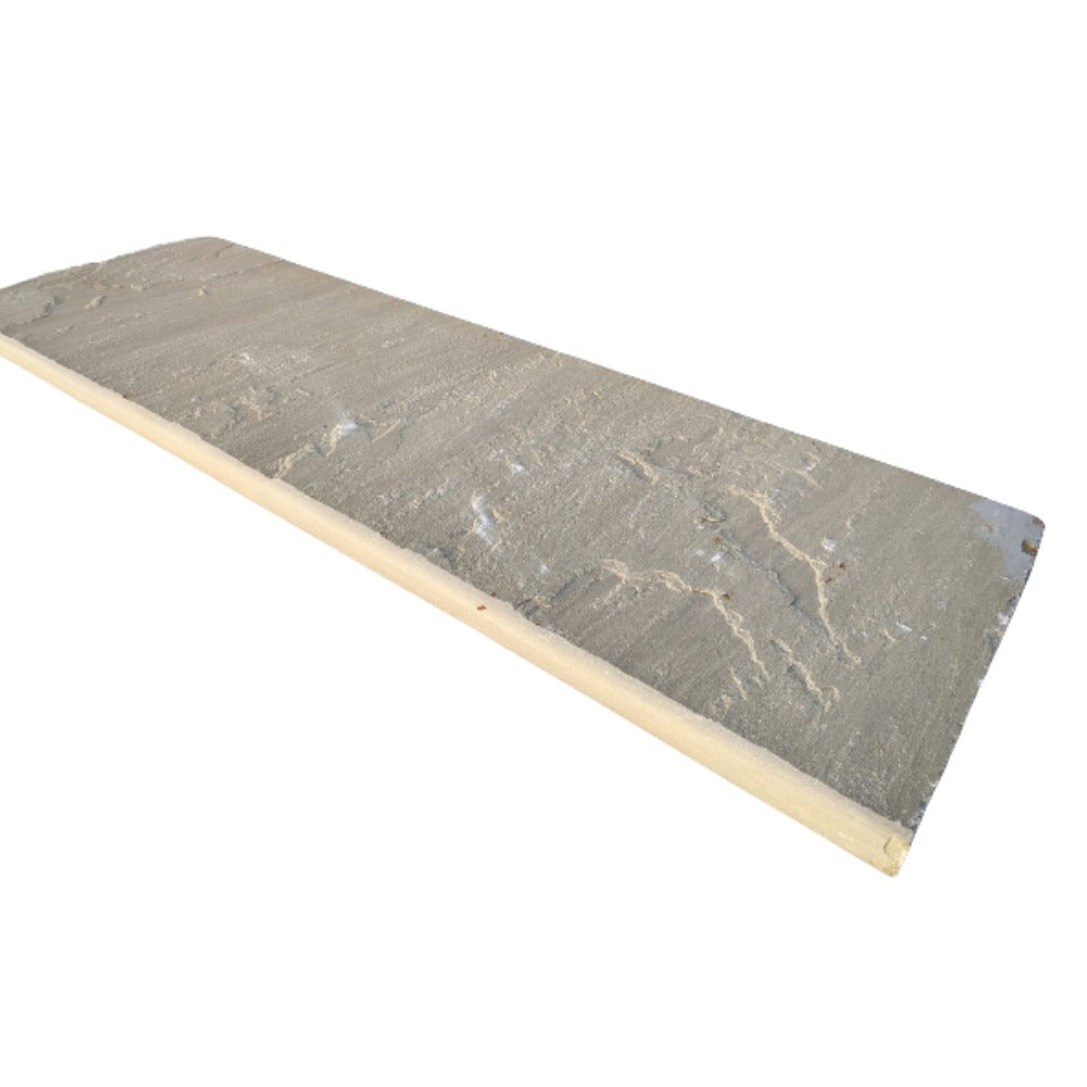 Raj green sandstone bullnose steps