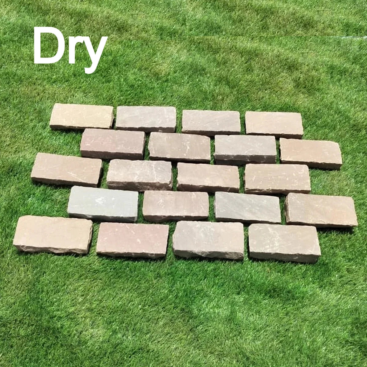 autumn brown sandstone cobbles 200x100x50