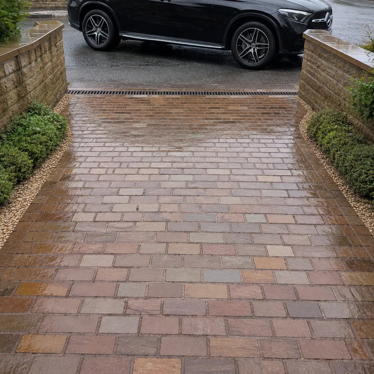 autumn brown sandstone cobbles 200x100x40-60