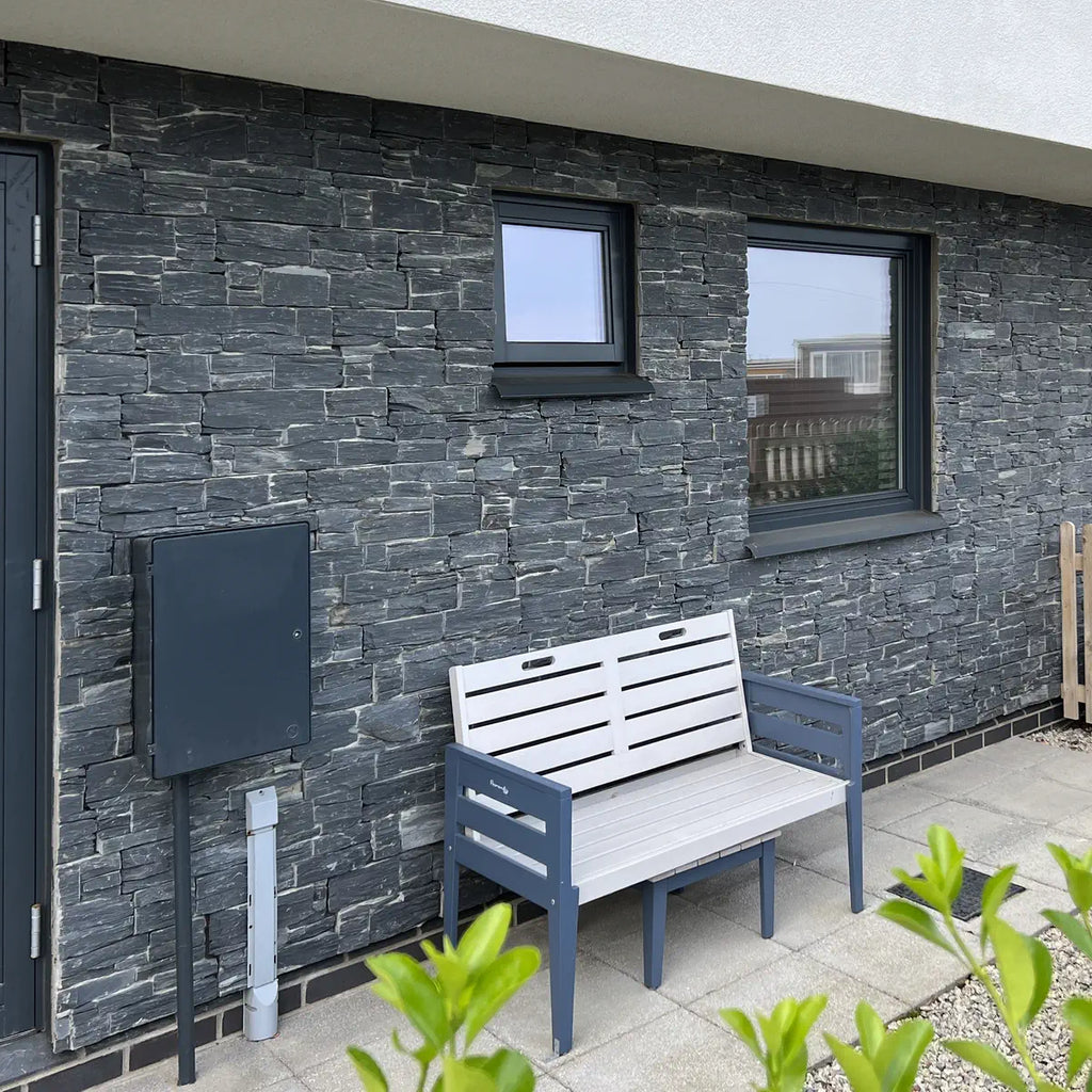 black slate Z stone cladding