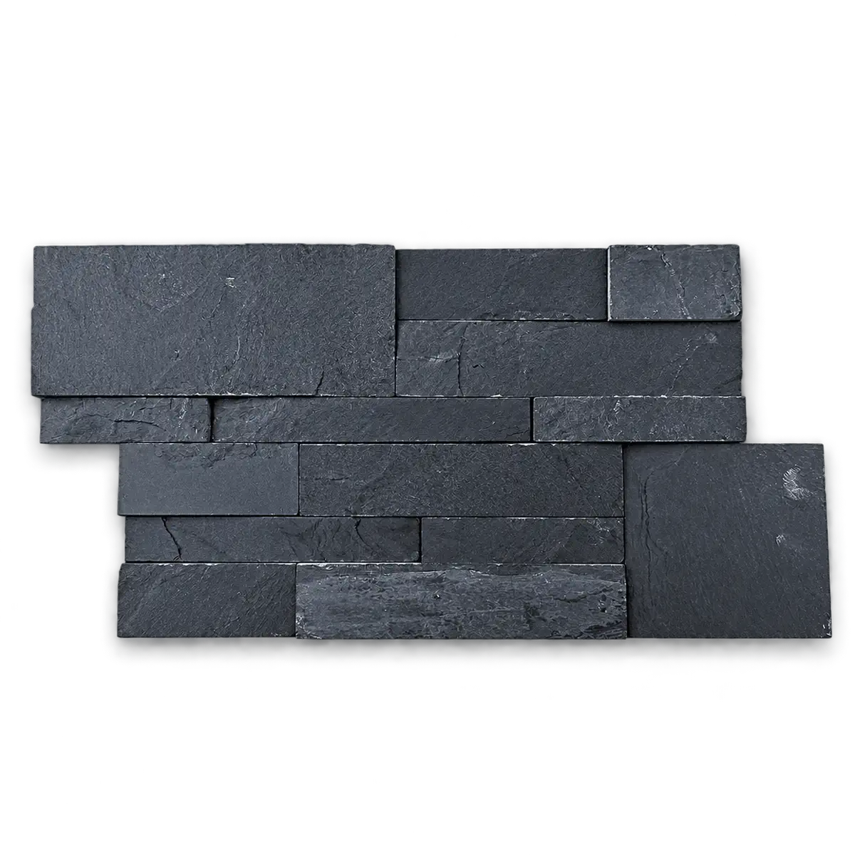 black slate split face cladding tiles 350 x 180