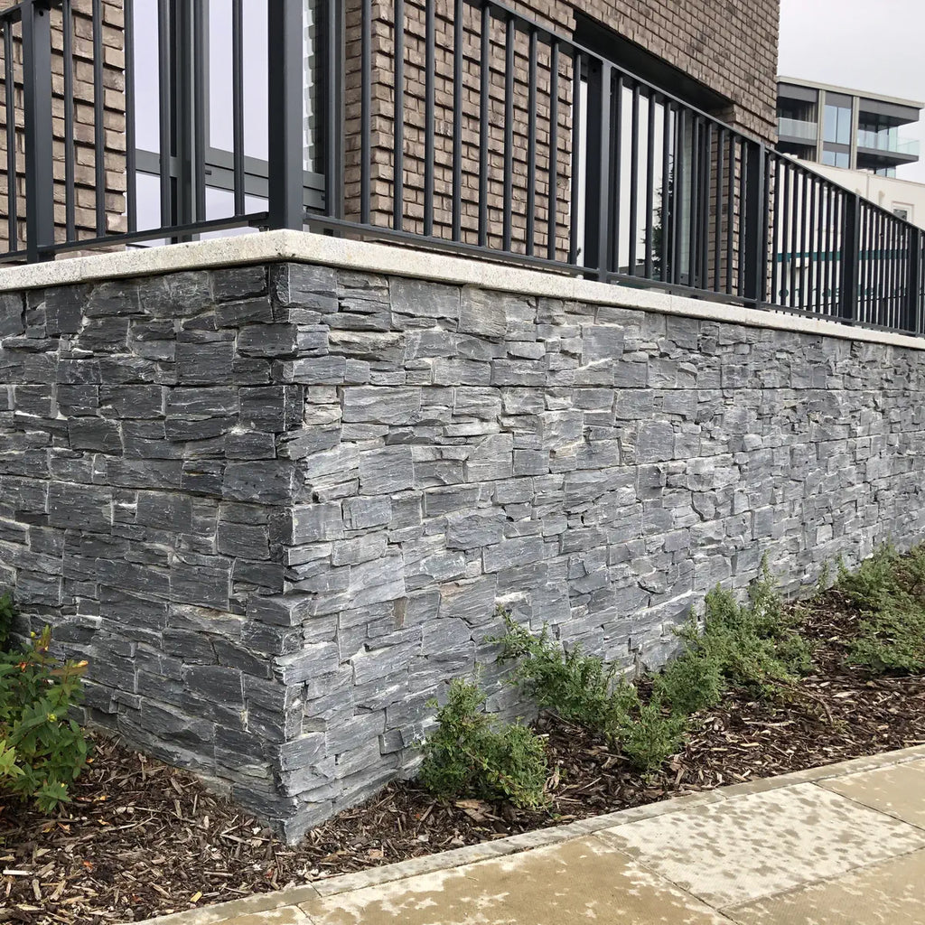 Black slate Z stone cladding panels
