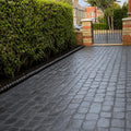 black basalt cobbles setts 100 x 100 x 50