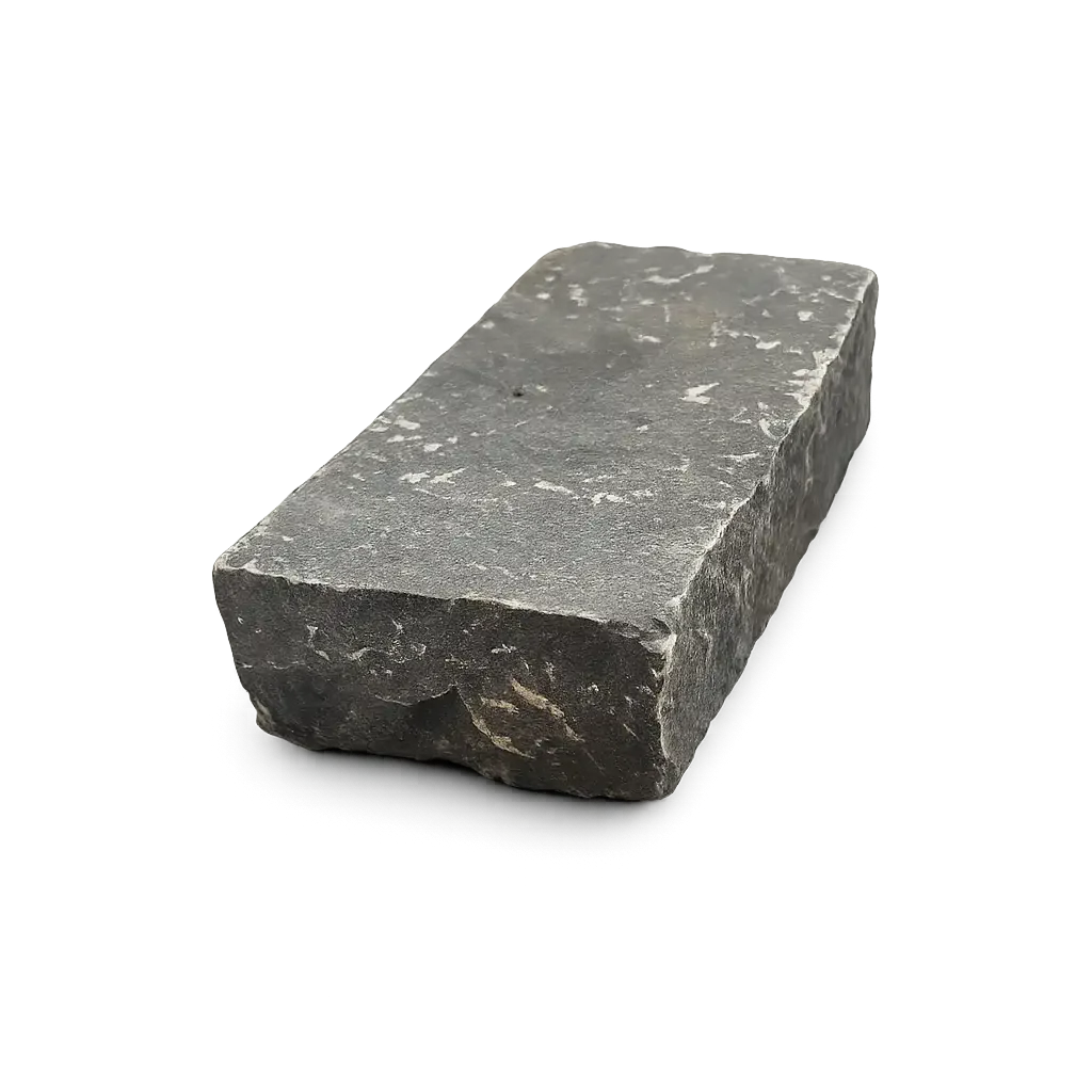black basalt cobbles setts 200 x 100 x 50