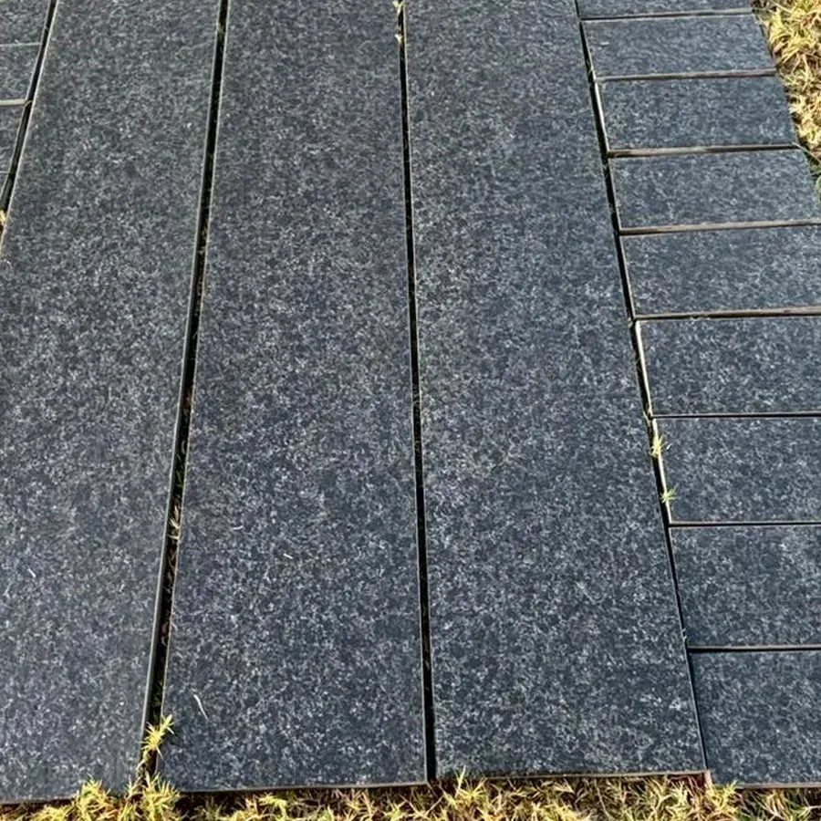 black basalt porcelain edging planks