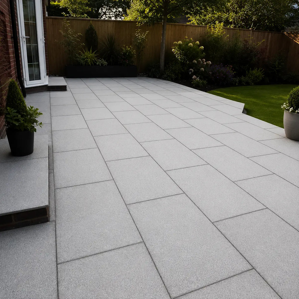 blue grey granite paving slabs 900 x 600