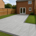 crossover grey porcelain paving slabs