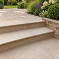 Dijon limestone bullnose steps 900 x 400 x 40