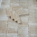 Sinai pearl limestone honed tumbled pavers
