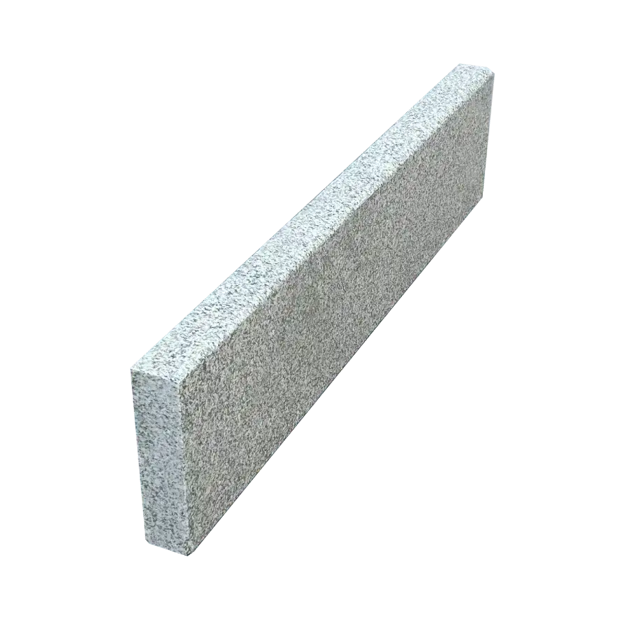 edging stones silver grey granite 900x200x50