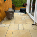 fossil mint smooth sandstone paving patio packs