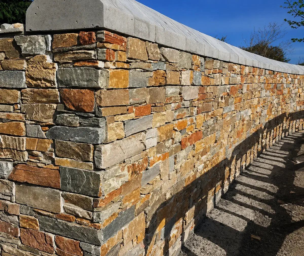 Golden oyster stone cladding Z panels