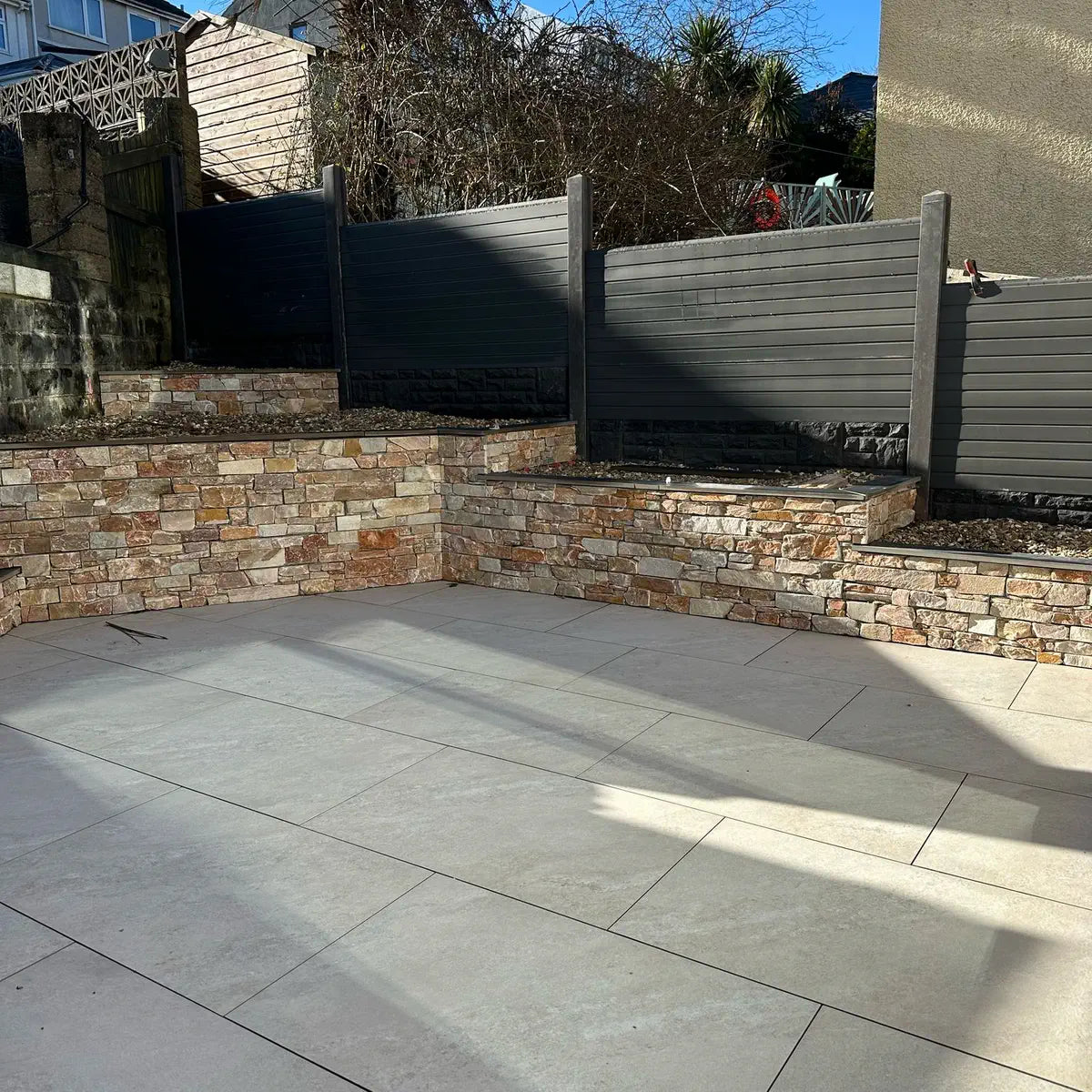 Golden oyster quartz stone cladding Z panels