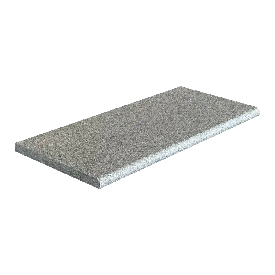 granite bullnose steps blue grey