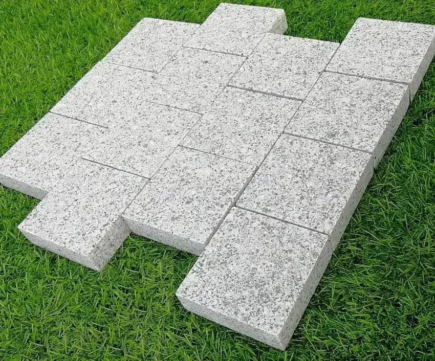 granite cobbles edging stones 100 x 100