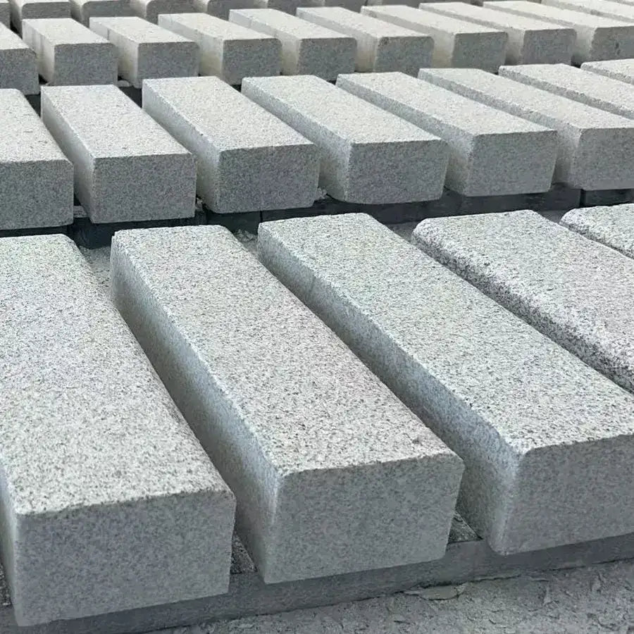 granite kerbs silver grey