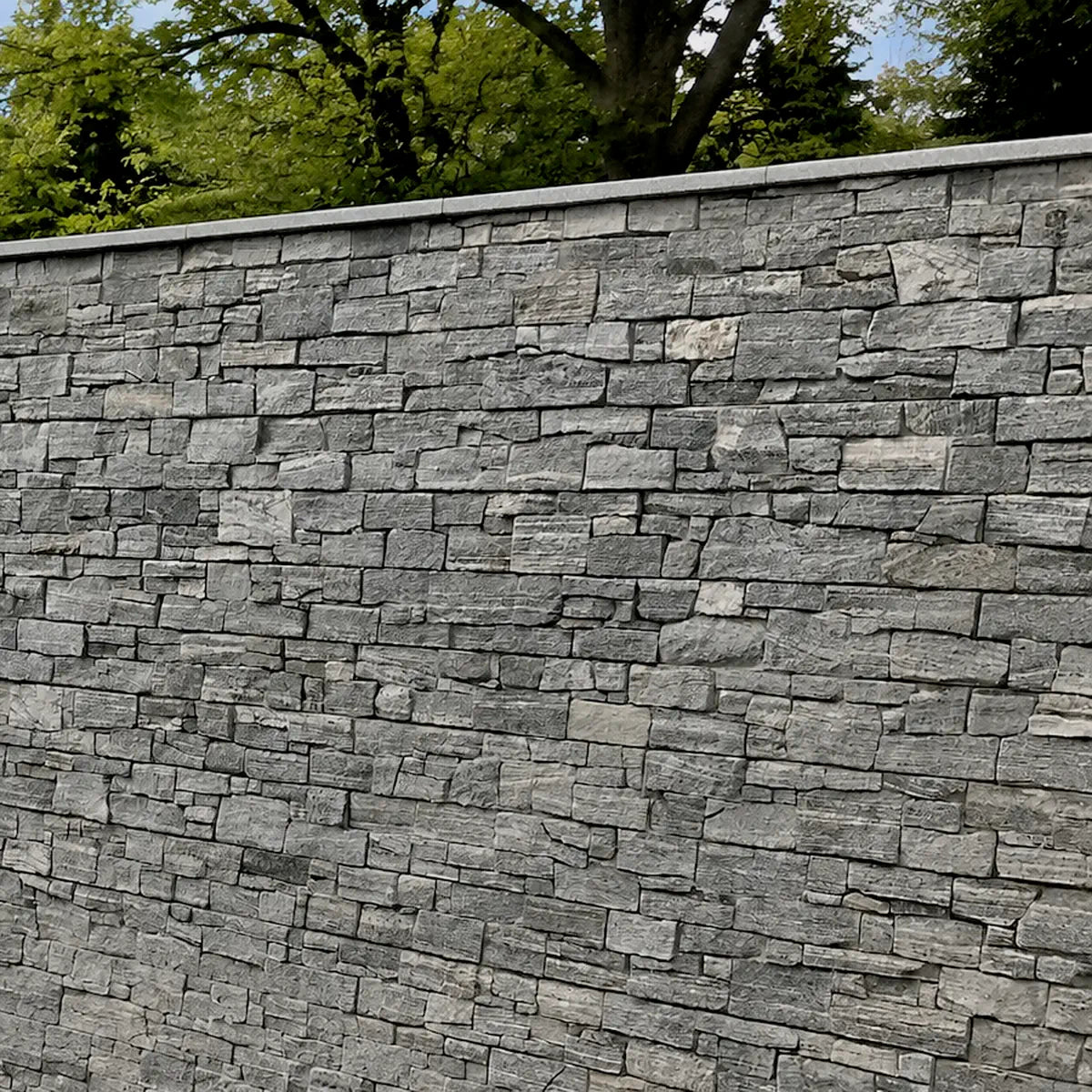 grey granite stone cladding Z panels