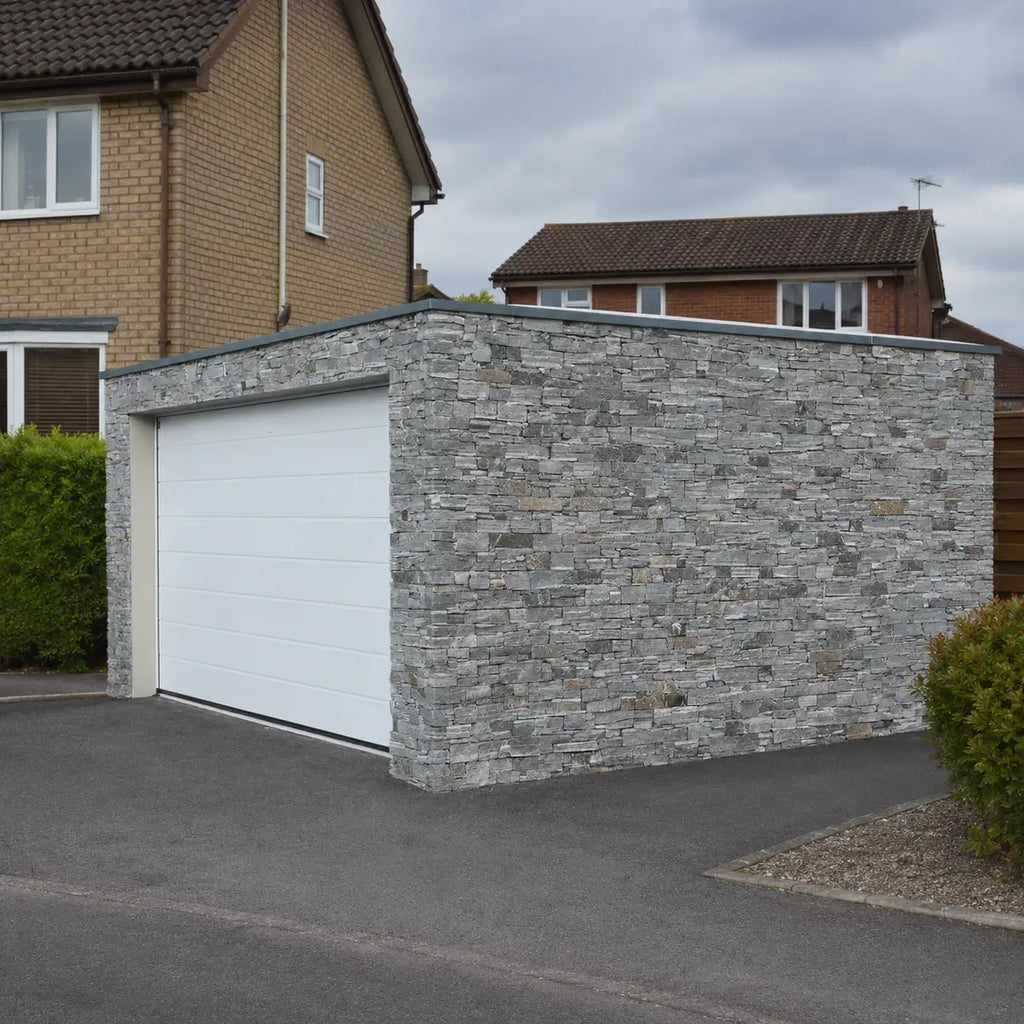 grey granite stone cladding