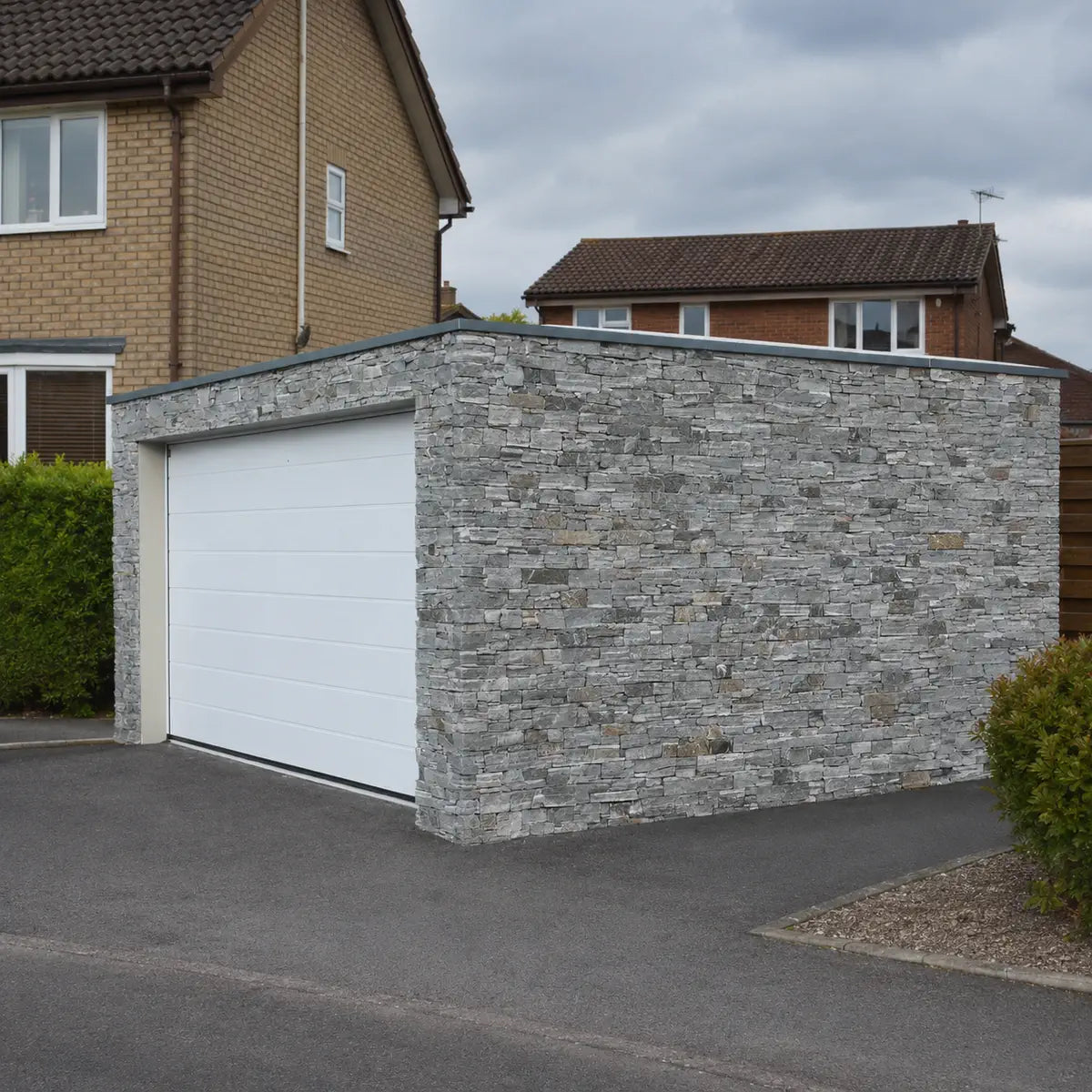 grey granite stone cladding