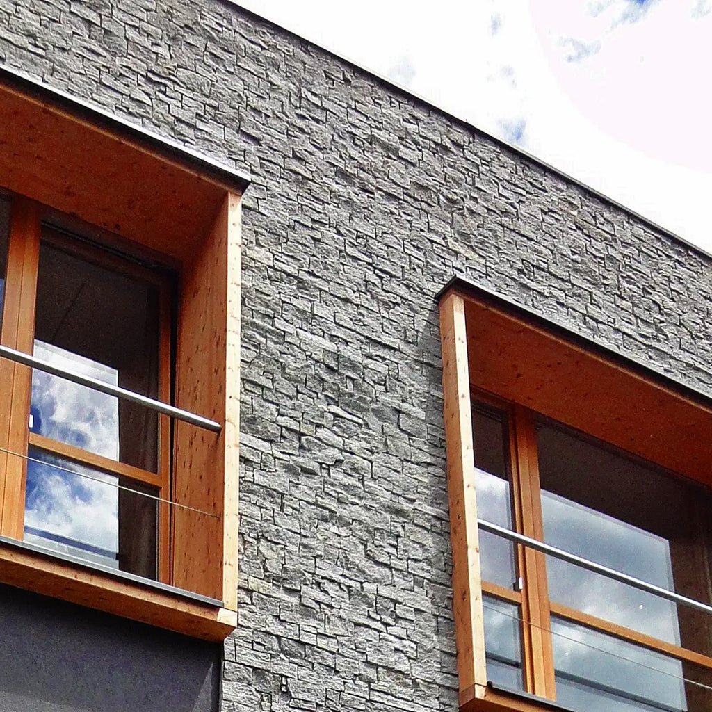 grey granite stone cladding
