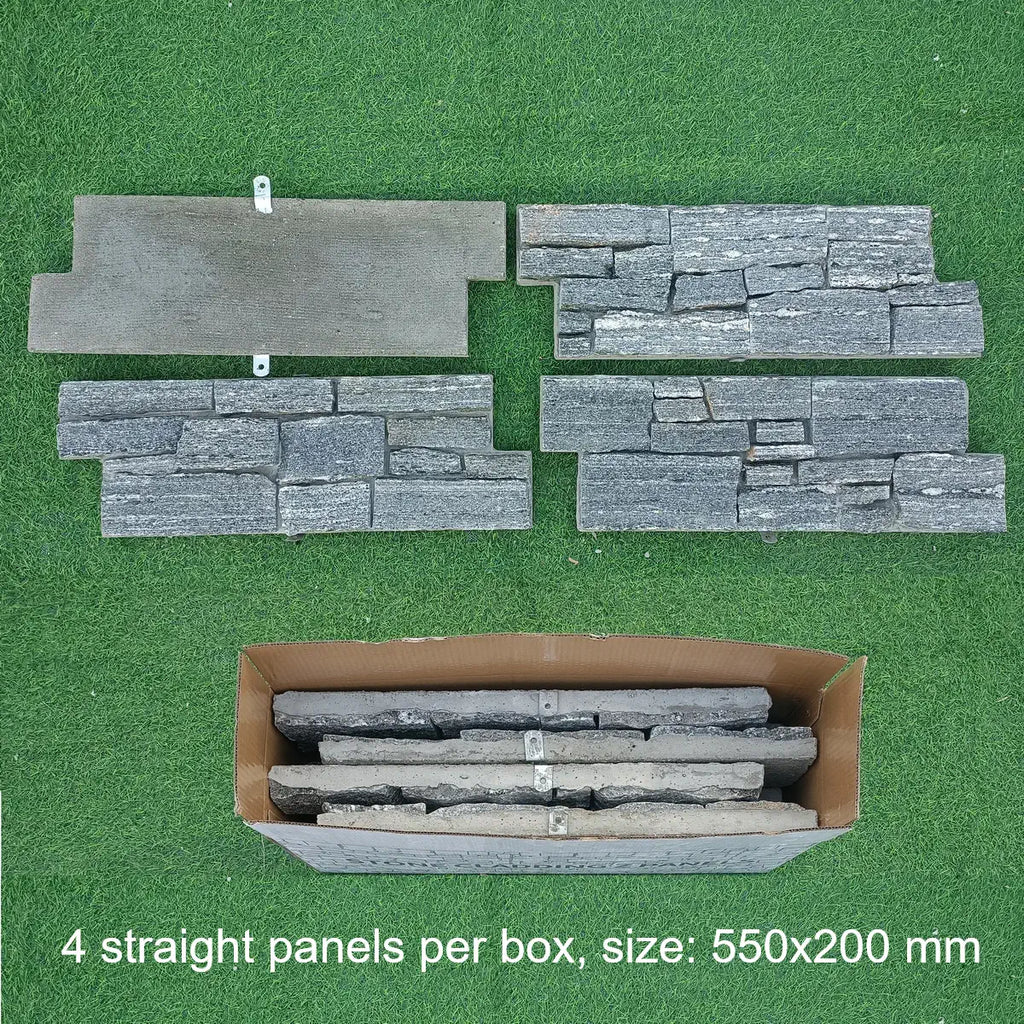 grey granite stone cladding