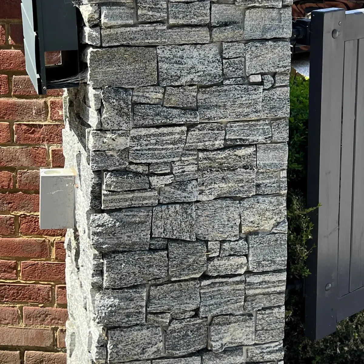 grey vein granite stone Z cladding