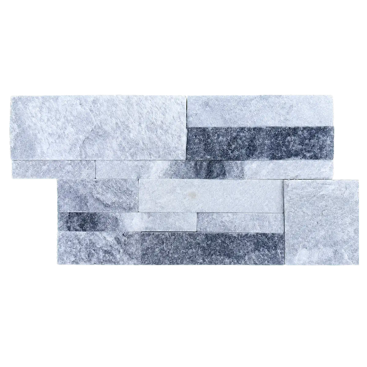 ice grey split face tiles 3D mosaic tiles