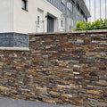 multicolour slate stone cladding Z panels