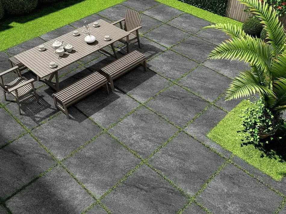 hammerstone nero porcelain paving