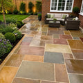Rippon buff sandstone paving patio packs
