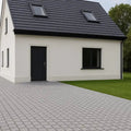 silver grey granite setts sawn flamed 100 x 100 x 50