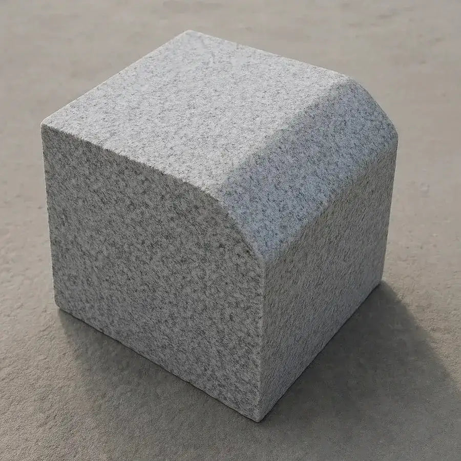 silver grey granite kerb stones
