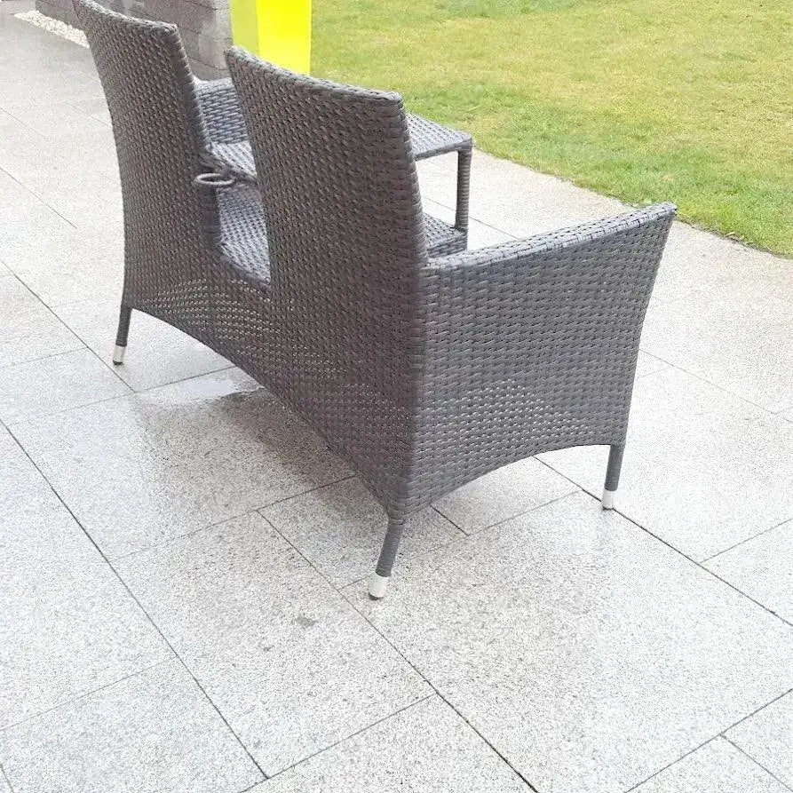 silver grey granite paving slabs