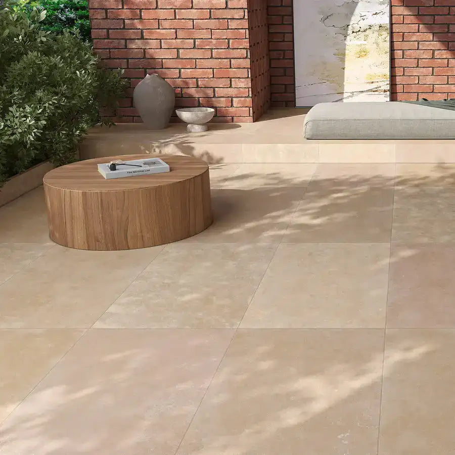 Sinai Pearl Limestone Porcelain Paving 900x600
