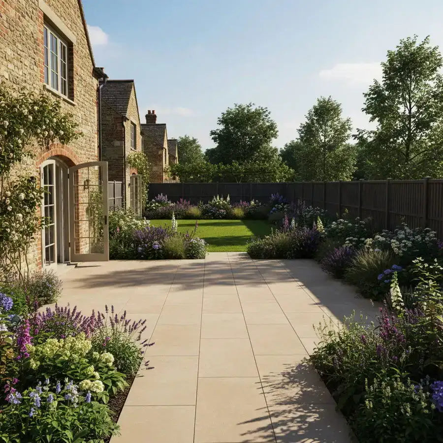 Sinai Pearl Limestone Porcelain Paving 900x600