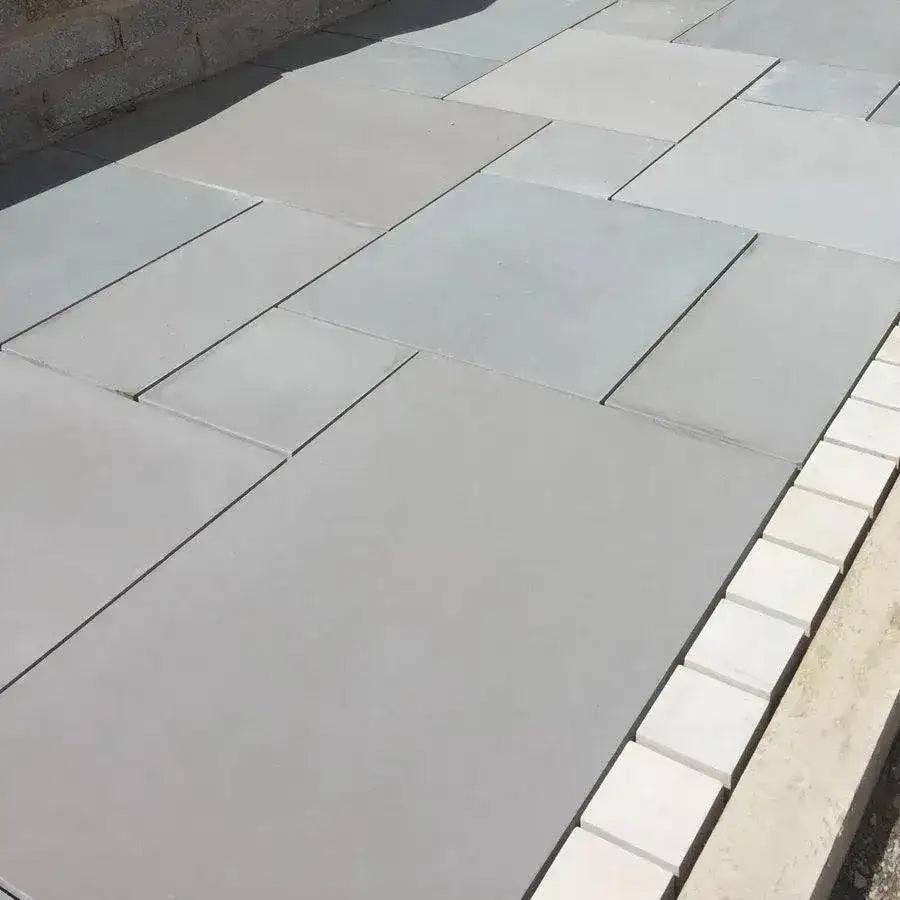 smooth Indian sandstone paving Kandla grey