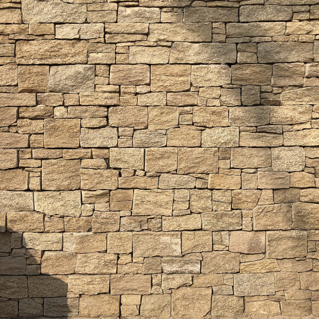 yellow granite stone cladding Z panels