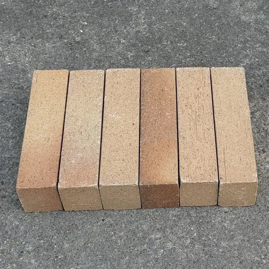 clay pavers yellow buff slim brick