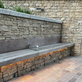 yellow gneiss stone cladding Z panels