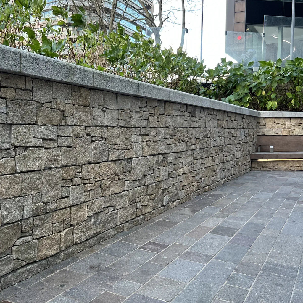 yellow gneiss stone cladding Z panels