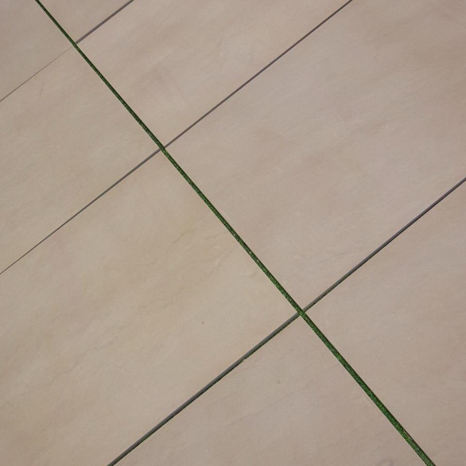 Raj green sawn honed smooth sandstone paving