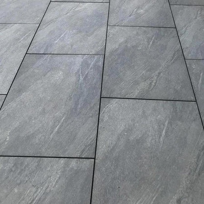 anthricate black porcelain paving