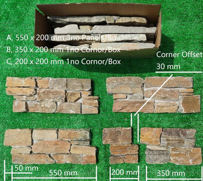 gold quarzt Z stone panels